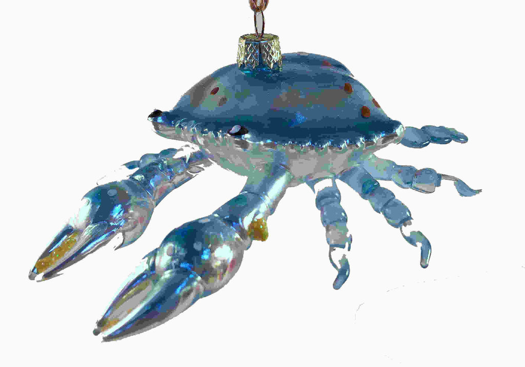 Beach Crab Tree Ornament Red