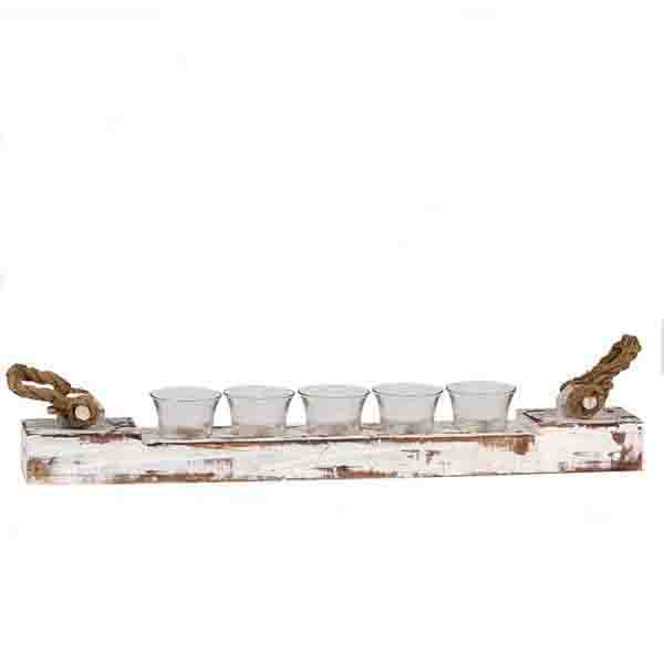 Wood Votive Holder