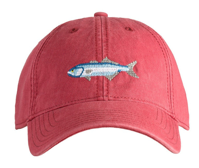 Harding Lane Bluefish Baseball Cap in Weathered Red