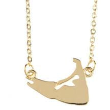 Nantucket Charm Necklace in Gold