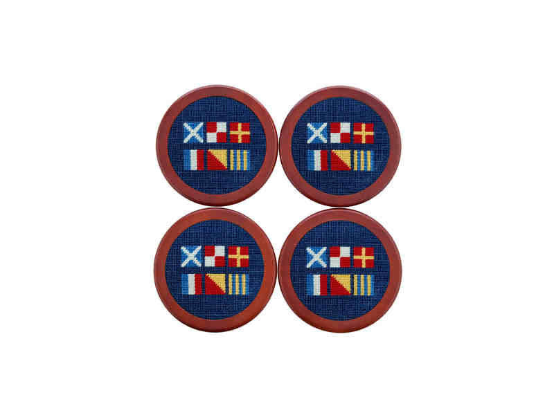 Smathers & Branson Got Rum Needlepoint Coasters