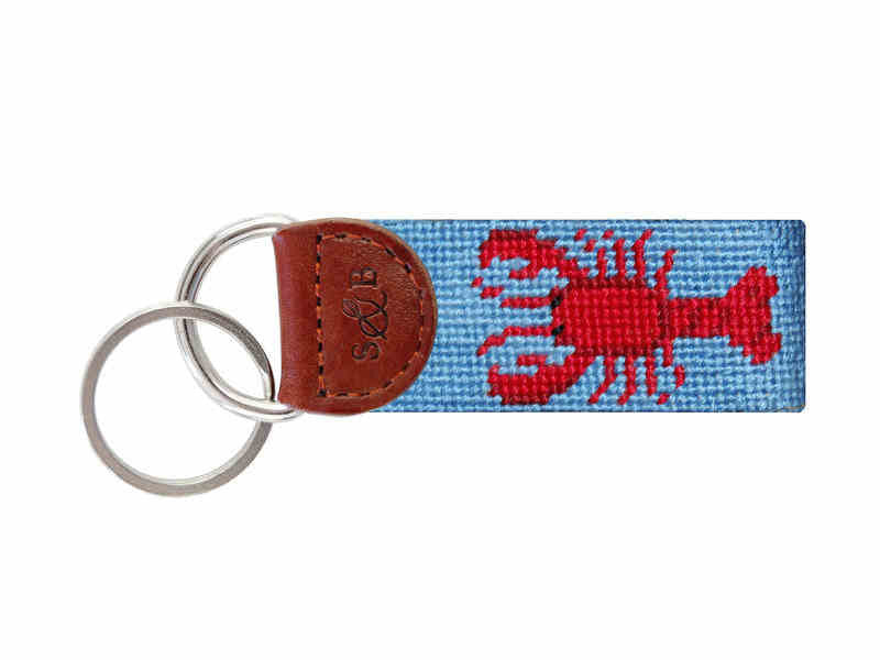 Smathers & Branson Lobster Needlepoint Key Fob