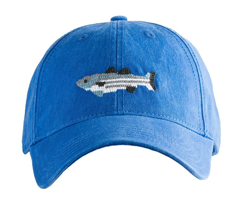 Harding Lane Striped Bass Baseball Cap in Blue