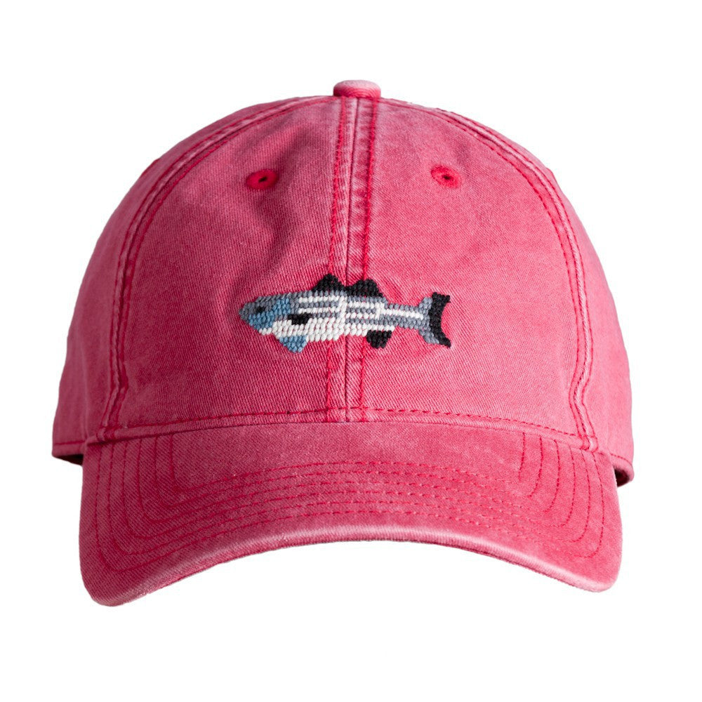Harding Lane Striped Bass Hat in Red