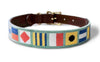 Nautical Flags Dog Collar by Harding Lane