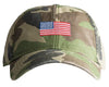 Harding Lane American Flag on Camo Baseball Hat