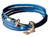 Kiel James Patrick Wavy In Navy Bracelet