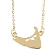 Nantucket Charm Necklace in Gold