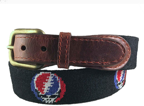 Smathers & Branson Flags of Our Fathers American Flag Needlepoint Belt