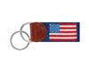 Smathers & Branson American Flag Needlepoint Key Fob