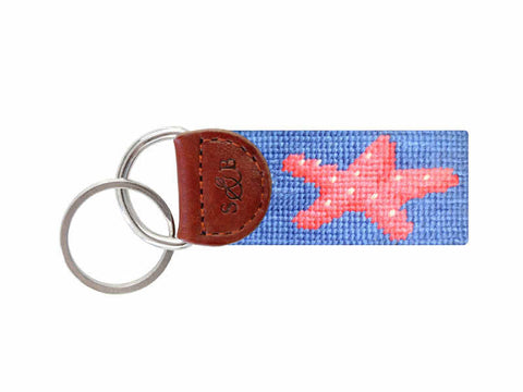 Smathers & Branson Lobster Needlepoint Key Fob