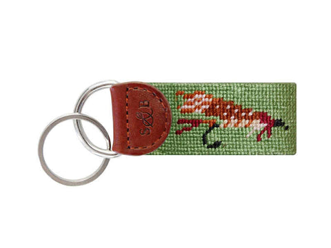 Smathers & Branson Lobster Needlepoint Key Fob