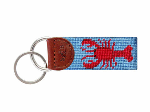 Smathers & Branson Lacrosse Needlepoint Key Fob