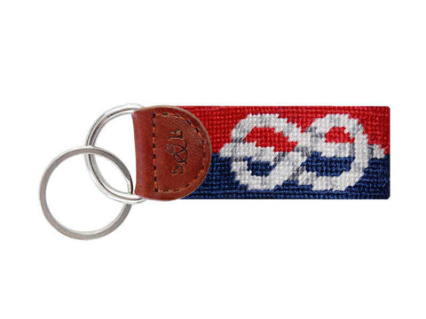 Smathers & Branson Lobster Needlepoint Key Fob