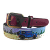 Smathers & Branson Beach Trucks Needlepoint Belt