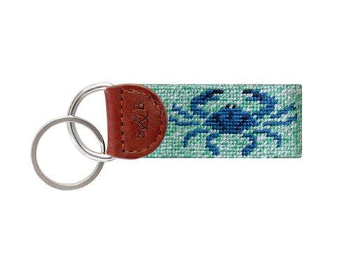 Smathers & Branson Steal Your Face Needlepoint Key Fob