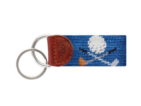 Smathers & Branson Lobster Needlepoint Key Fob