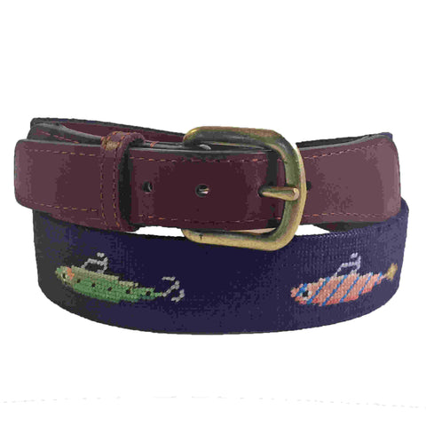Smathers & Branson Lobster Needlepoint Key Fob
