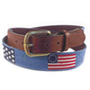 Smathers & Branson Flags of Our Fathers American Flag Needlepoint Belt