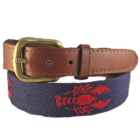 Smathers & Branson Lobster Needlepoint Key Fob