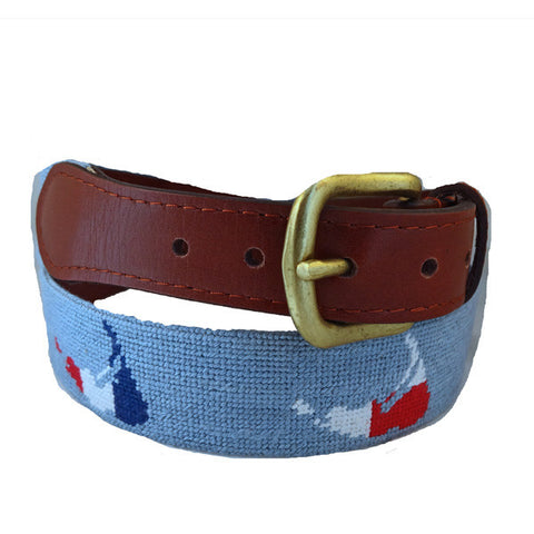 Smathers & Branson Lobster Needlepoint Key Fob