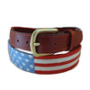 Smathers & Branson Stars and Stripes Needlepoint Belt