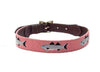 Striped Bass on Salmon Dog Collar by Harding Lane