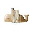 Wooden Whale Bookends